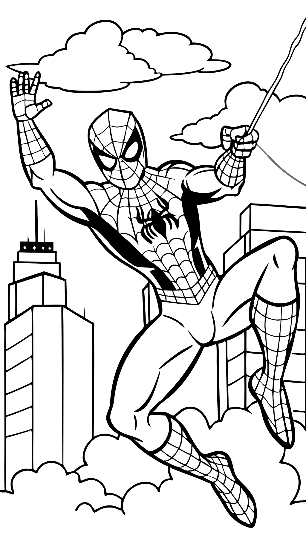 spider man coloring pages free